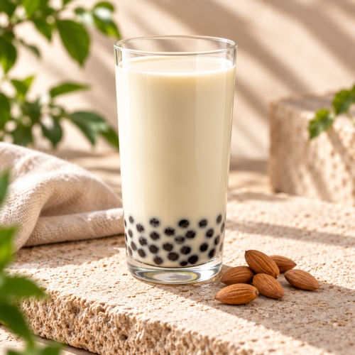 Almond Soymilk with Pearl