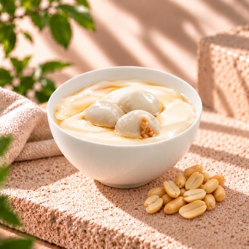 Beancurd with Peanut Glutinous Rice Ball